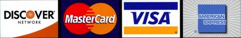 we accept all major credit cards